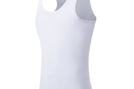 1/3 Pack Four Seasons Men'S Cotton Joker Vest Teenagers Simple Fit Sports Fitness T-Shirt Middle-Aged Casual Sleeveless Shirt